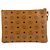 Pochette MCM Visetos en cuir marron - vue 2