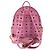 Zaino MCM Visetos Stark in pelle rosa - vista 2