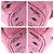 Zaino MCM Visetos Stark in pelle rosa - vista 3