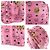 Zaino MCM Visetos Stark in pelle rosa - vista 5