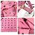Zaino MCM Visetos Stark in pelle rosa - vista 6