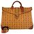 Sac Boston MCM Vintage Visetos Brown Cognac en cuir Marron