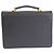 Pochette Versace Vintage Sunburst en cuir noir - vue 2