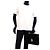 Pochette Versace Vintage Sunburst en cuir noir - vue 7