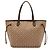 Louis Vuitton Monogram Idylle Neverfull MM Tote Bag Braun Weiß