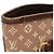 Louis Vuitton Monogram Idylle Neverfull MM Tote Bag Braun Weiß - Ansicht 5