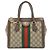 Borsa Tote Piccola Gucci Ophidia GG Supreme Marrone Rosso Beige Verde - vista 2