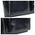 Versace Vintage Sunburst Handtasche aus schwarzem Leder - Ansicht 6