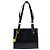 Borsa a tracolla e tote Versace Sunburst in smalto nero