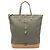 Borsa Tote con Zip Louis Vuitton Monogram Titanium Marrone Metallico