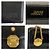 Versace Sunburst Handtasche aus schwarzem Lackleder - Ansicht 3