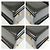 Versace Sunburst Handtasche aus schwarzem Lackleder - Ansicht 4