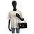 Versace Sunburst Handtasche aus schwarzem Lackleder - Ansicht 6