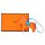 Hermès Hermes Rodeo MM Handbag Charm Blu Arancione - vista 9