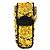 Versace Schultertasche mit Leopardenprint und Kette Schwarz Gelb