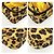 Versace Schultertasche mit Leopardenprint und Kette Schwarz Gelb - Ansicht 4
