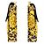Versace Schultertasche mit Leopardenprint und Kette Schwarz Gelb - Ansicht 7