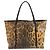 Sac cabas Dolce & Gabbana en cuir verni imprimé léopard - vue 2