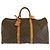 Bolsa Boston Louis Vuitton Monogram Keepall 50 Marrom