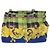Versace Vintage Baroque Canvas Tote Bag mit Tartan-Muster Blau Grün Gelb - Ansicht 2