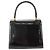 Borsa Versace Sunburst in pelle pony Marrone scuro - vista 2