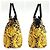 Versace Leopard Print Tote Bag Black Yellow - view 8