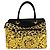 Versace Vintage Baroque Handtasche Schwarz Gelb - Ansicht 2