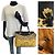 Versace Vintage Baroque Handtasche Schwarz Gelb - Ansicht 7