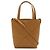 Sac Mini Cabas Puzzle Fold Loewe Camel - vue 2