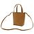 Sac Mini Cabas Puzzle Fold Loewe Camel - vue 3