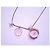 Collana Chanel Chance Eau Tendre Fiore Rosa e Flacone Argento - vista 4