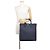 Gucci GG Supreme Mittlere Ledertote Marineblau - Ansicht 4