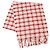 Chanel Red and White Wool Stole