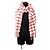 Chanel Red and White Wool Stole - view 3