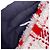 Chanel Red and White Wool Stole - view 4