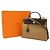 Bolsa Hermès Herbag Zip PM Bege Caqui Castanho escuro - vista 10