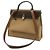Bolsa Hermès Herbag Zip PM Bege Caqui Castanho escuro - vista 3