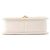 Borsa a tracolla con catena Chanel Matelassé Bianco - vista 3