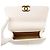 Borsa a tracolla con catena Chanel Matelassé Bianco - vista 7
