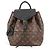 Louis Vuitton Monogram Montsouris NM PM Rucksack Schwarz Bordeaux Monogramm