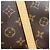 Bolso de hombro Louis Vuitton Monogram Carryall NM MM M46197 Burdeos Monograma - vista 12