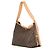Bolso de hombro Louis Vuitton Monogram Carryall NM MM M46197 Burdeos Monograma - vista 2