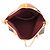 Bolso de hombro Louis Vuitton Monogram Carryall NM MM M46197 Burdeos Monograma - vista 5