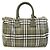 Borsa a mano in pelle verde oliva Burberry - vista 2