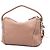 Borsa a spalla Bella Gucci in pelle di vitello martellata marrone Medium Carne - vista 2