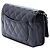 Portafoglio Chanel Black CC Quilted Patent Wallet On Chain Nero - vista 2
