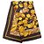 Pañuelo de seda Hermès Brown Casse Noisette 90 Castaño