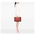 Clutch Pendleton in pelle bicolore rosa Burberry - vista 6
