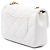 Chanel White Mini Rectangular Quilted Lambskin Heart Charms Flap Blanc - vue 2