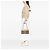 Borsa a tracolla Gucci Emily Medium in tela GG beige - vista 7